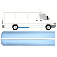 Opravný plech zadního blatníku přední část na Mercedes Sprinter 1995-2006 / Levá+Pravá / Sada 9864