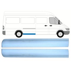 Opravný plech zadního blatníku přední část na Mercedes Sprinter 1995-2006 / Levá+Pravá / Sada 9864