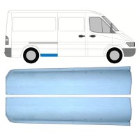 Opravný plech zadního blatníku přední část na Mercedes Sprinter 1995-2006 / Levá+Pravá / Sada 9861
