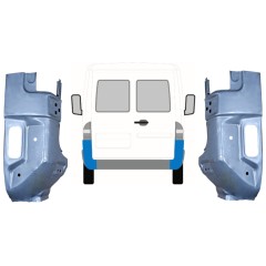 Opravný plech zadního rohu na Mercedes Sprinter 1995-2006 / Levá+Pravá / Sada 9715