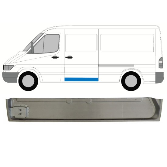 Opravný plech posuvných dveří vnitřní na Mercedes Sprinter 1995-2006 / Levá 17295