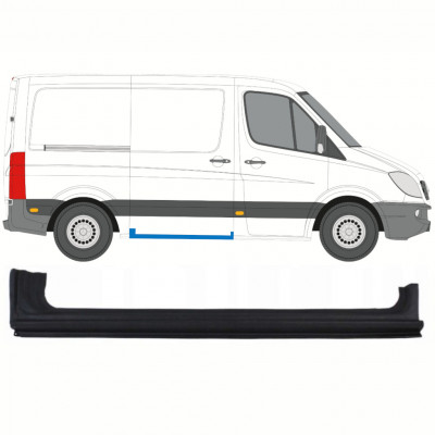 MERCEDES SPRINTER 2006- KRÁTKÝ ROZVOR KOL POSUVNÝ DVEŘNÍ PRÁH / PRÁVA