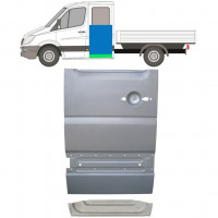 Opravný plech zadních dveří vnitřní + vnější na Mercedes Sprinter 2006- Dvojitá kabina / Levá 11715