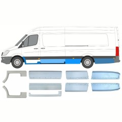 Opravný plech sada na Mercedes Sprinter 2006-2018 / Levá+Pravá / 10478