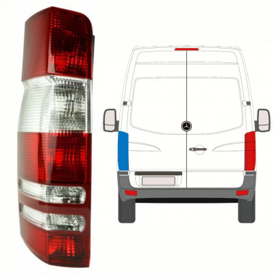 Zadní lampa na Mercedes Sprinter 2006-2018 / Levá 9084