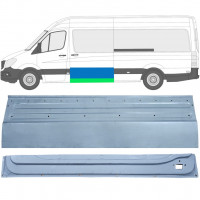 Opravný plech posuvných dveří vnitřní + vnější na Mercedes Sprinter 2006- / Levá /  11962