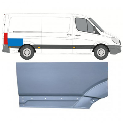 MERCEDES SPRINTER 2006- OPRAVA PODBĚHU KOLA / PRÁVA