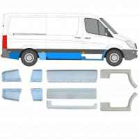 Opravný plech sada na Mercedes Sprinter 2006- / MWB /  11569