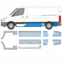 Opravný plech sada na Mercedes Sprinter 2006- / MWB / Levá+Pravá /  10258