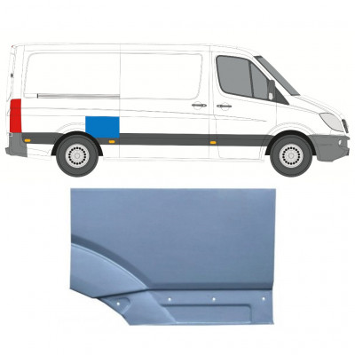 MERCEDES SPRINTER 2006- OPRAVA PODBĚHU KOLA / PRÁVA