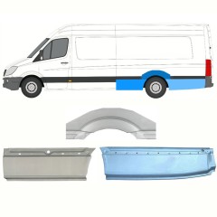Lem zadního blatníku na Mercedes Sprinter 2006-2018 / Levá / Sada 8720