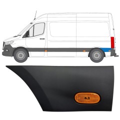 Boční lišta zadního blatníku pro světlo na Mercedes Sprinter 2018- / Levá / Sada 12967
