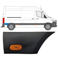 Boční lišta zadního blatníku pro světlo na Mercedes Sprinter 2018- / Pravá / Sada 12966