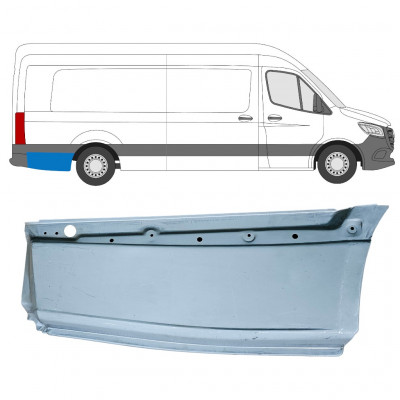 Lem zadního blatníku na Mercedes Sprinter 2018- / Pravá 12974
