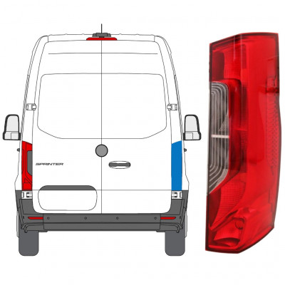 Zadní lampa na Mercedes Sprinter 2018- / Pravá 12923
