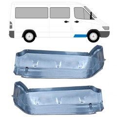 Opravný plech předního schodu na Mercedes Sprinter 1995-2006 / Levá+Pravá / Sada 11902
