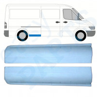 Opravný plech zadního blatníku přední část na Mercedes Sprinter 1995- / MWB / Levá+Pravá / Sada 9861