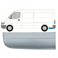Opravný plech zadního blatníku spodní část na Mercedes Sprinter 1995- / MWB / Levá 8145
