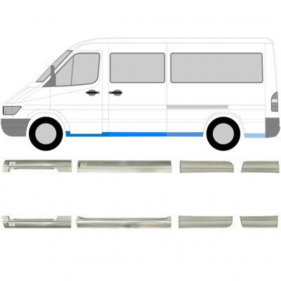 MERCEDES SPRINTER 1995- PRŮMĚRNÝ ROZVOR KOL NÍZKÁ OPRAVNÝ PANEL / NASTAVIT 8