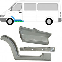 Opravný plech vnitřního prahu + blatníku + předního schodu na Mercedes Sprinter 1995-2006 / Levá / Sada 10522