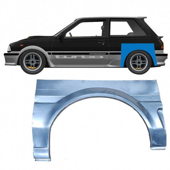 Lem zadního blatníku na Toyota Starlet 1984-1989 / Levá 8152