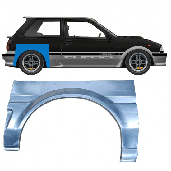 Lem zadního blatníku na Toyota Starlet 1984-1989 / Pravá 8151