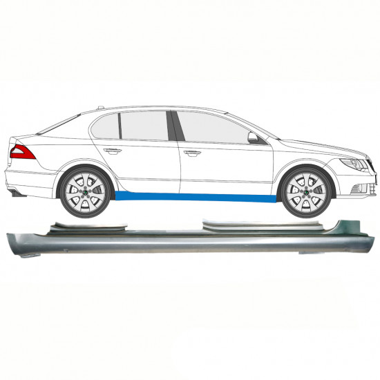 Opravný plech prahu na Skoda Superb 2008-2015 / Pravá 10757