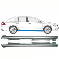 Kompletní práh na Skoda Superb 2008-2015 / Levá+Pravá / Sada 10759