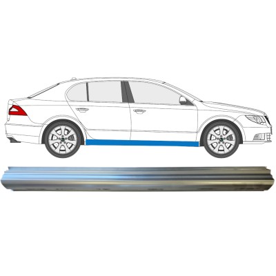 Opravný plech prahu na Skoda Superb 2008-2015 / Pravá 14775