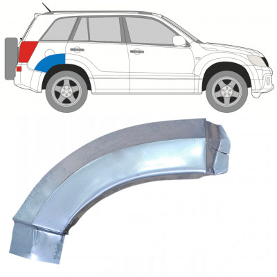 SUZUKI GRAND VITARA 2005-2012 OPRAVA PODBĚHU KOLA ZADNÍ ČÁST / PRÁVA