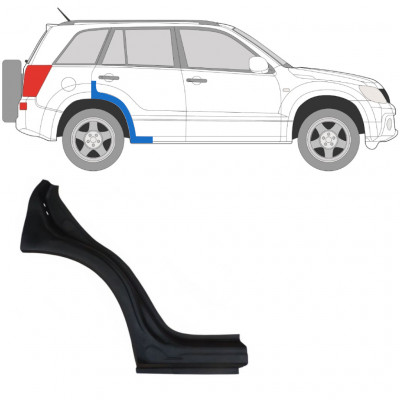 SUZUKI GRAND VITARA 2005-2012 OPRAVA PODBĚHU KOLA / PRÁVA