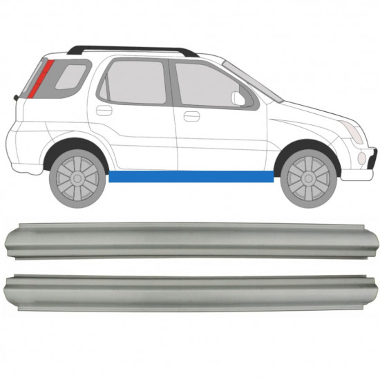 Opravný plech prahu na Suzuki Ignis 2000-2003 / Sada 11338