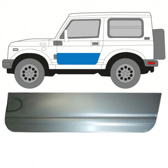 Opravný plech dveří na Suzuki Samurai 1981-2004 / Levá 8238