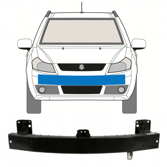 FIAT SEDICI SUZUKI SX4 2006-2013 VÝZTUHA NÁRAZNÍKU / NOSNÍK