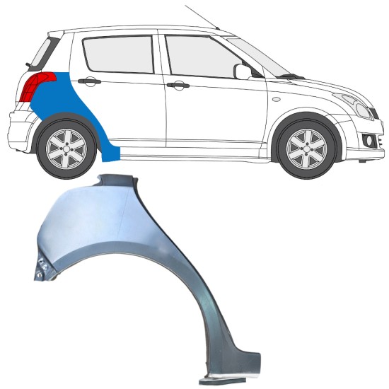 Lem zadního blatníku