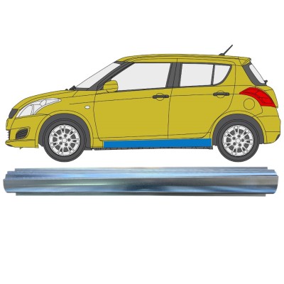 Opravný plech prahu na Suzuki Swift 2010-2017 / Levá 16368