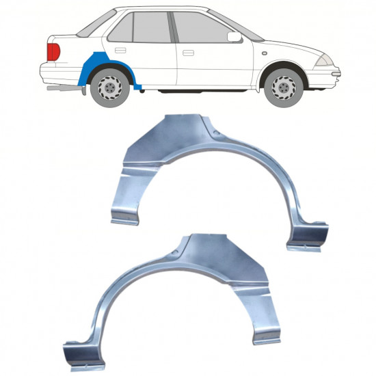 Lem zadního blatníku na Suzuki Swift 1988-2004 / Levá / Pravá / Levá / Pravá / SEDAN 12769