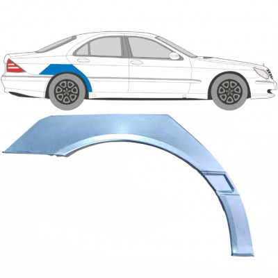 Lem zadního blatníku na Mercedes S-class 1998-2005 / Pravá 5097