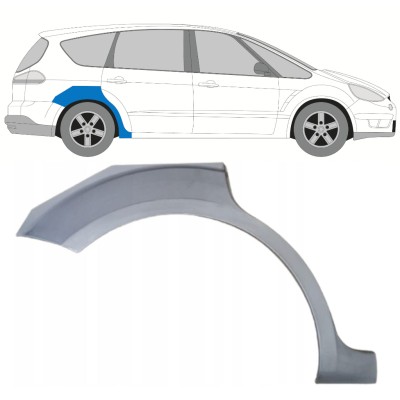 Lem zadního blatníku na Ford S-MAX 2006-2015 / Pravá 15172