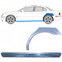 Opravný plech prahu + zadního blatníku na Jaguar S-Type 1999-2007 / Levá / Sada 12624