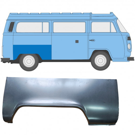 Lem zadního blatníku na VW Transporter T2 1967-1979 / Pravá 7134