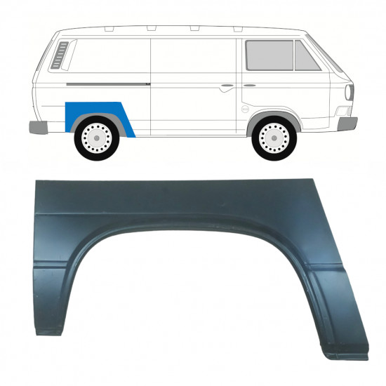 Lem zadního blatníku na VW Transporter T3 1979-1992 / Pravá 8166