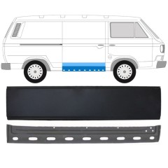Opravný plech posuvných dveří vnitřní + vnější na Volkswagen Transporter T3 1979-1992 / Pravá / Sada 11637