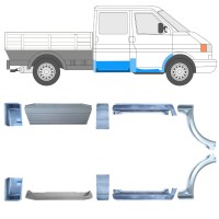 Opravný plech sada na Volkswagen Transporter T4 1990-2003 / Levá+Pravá / 16914