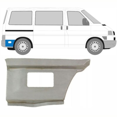 Opravný plech spodní části zadního blatníku za kolem na Volkswagen Transporter T4 1990-2003 / Pravá 15996