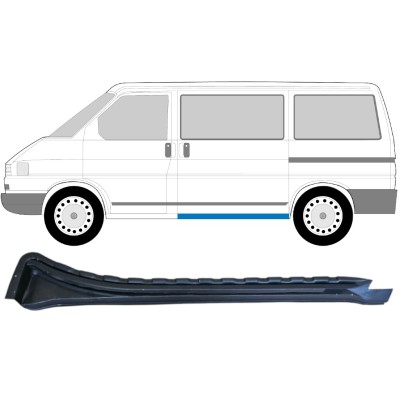 Opravný plech prahu posuvných dveří na Volkswagen Transporter T4 1990-2003 / Levá 14582