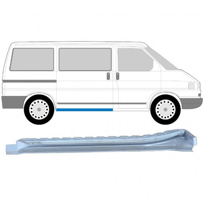 Opravný plech prahu posuvných dveří na VW Transporter T4 1990-2003 / Pravá 9095