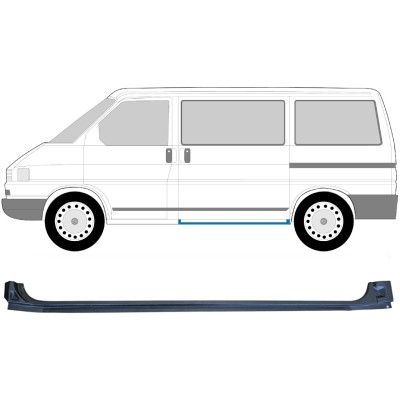 Opravný plech prahu posuvných dveří na Volkswagen Transporter T4 1990-2003 / Levá 14581