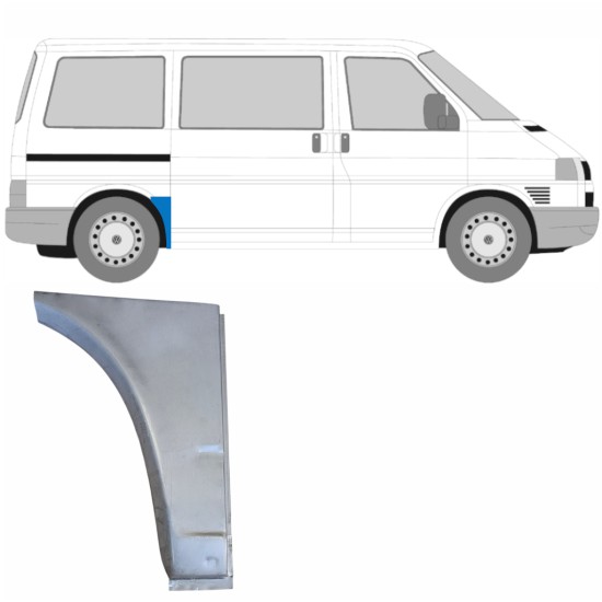 Lem zadního blatníku na Volkswagen Transporter T4 1990-2003 / Pravá 14583