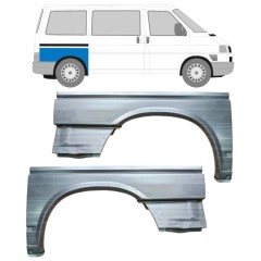 Lem zadního blatníku na Volkswagen Transporter T4 1990-2003 / Levá+Pravá / Sada 9600